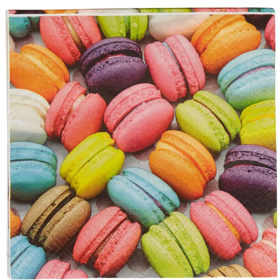 Serviette en papier design macarons-Gifi Best