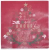 Serviette en papier design Noël rouge x 20-Gifi Clearance