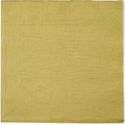 Serviette en papier doré x 40-Gifi Outlet