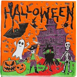 Serviette en papier Halloween x20-Gifi Best
