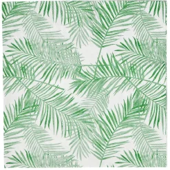 Serviette en papier imprimé feuille vert x20-Gifi Discount