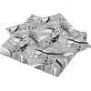Serviette en papier imprimé noir et blanc x20-Gifi Outlet