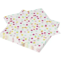 Serviette en papier imprimé pois x20-Gifi Best