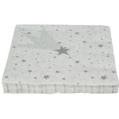 Serviette en papier motif étoile x20-Gifi Best