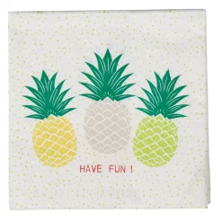 Serviette en papier motifs ananas x20-Gifi