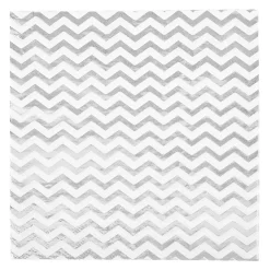 Serviette en papier motif zig zag noir et blanc x 16-Gifi Best