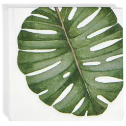 Serviette en papier motif feuille Monstera x20-Gifi Outlet