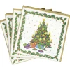 Serviette en papier motif Sapin de Noël x50-Gifi New