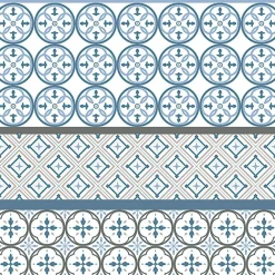 Serviette en papier motif carreaux de ciment x 50-Gifi Best