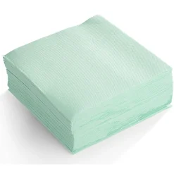 Serviette en papier ouate 2 plis vert d'eau x40-Gifi Discount