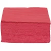 Serviette en papier ouate rouge 2 plis 33x33cm x100-Gifi New