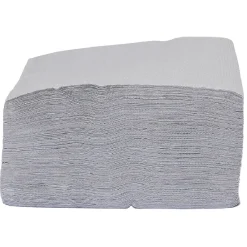 Serviette en papier ouate gris 2 plis 33x33cm x100-Gifi Online