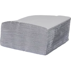 Serviette en papier ouate gris 2 plis 33x33cm x100-Gifi Online