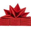 Serviette en papier pré pliée rouge x12-Gifi Best