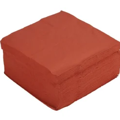 Serviette en papier rouge x100-Gifi Hot