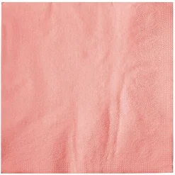 Serviette en papier uni corail x100-Gifi Discount