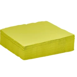 Serviette en papier vert anis x50-Gifi