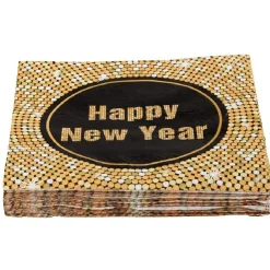 Serviette en papier x20 HAPPY NEW YEAR-Gifi