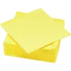 Serviette jetable 2 plis jaune canari x50-Gifi New