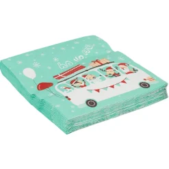 Serviette jetable de Noël Ho Ho Ho x20-Gifi New