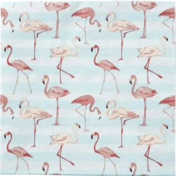 Serviette jetable design flamants rose x20-Gifi Sale