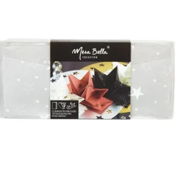 Serviette jetable pré pliée argentée étoiles blanches x12-Gifi Sale