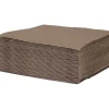 Serviette jetable 38x38 cm uni taupe x40-Gifi Clearance