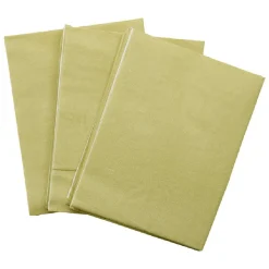 Serviette origami en papier doré x12-Gifi New