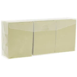 Serviette origami en papier doré x12-Gifi New