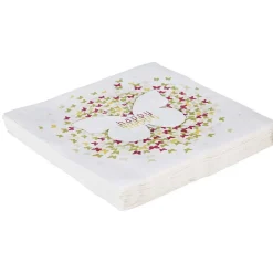 Serviette papier design papillon x 20-Gifi Outlet