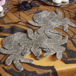 Serviette papier Halloween forme araignée noir x20-Gifi Online