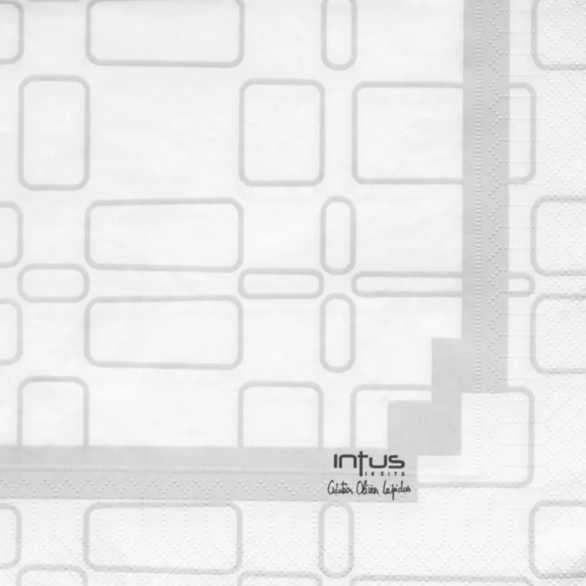 Serviette papier Intus création Olivier Lapidus-Gifi Outlet