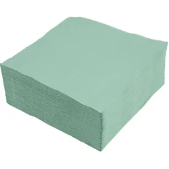 Serviette papier ouate vert 38x38cm x50-Gifi Sale
