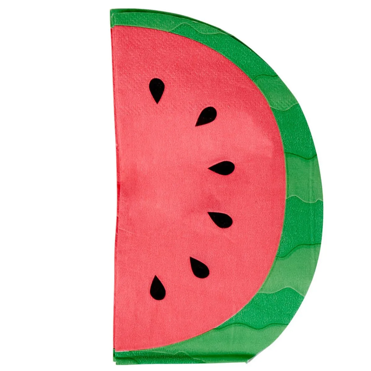 Serviette papier vert rose déco tranche de pastèque x 20-Gifi Best