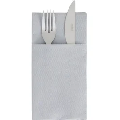 Serviette range couverts 40cm gris x20-Gifi Clearance