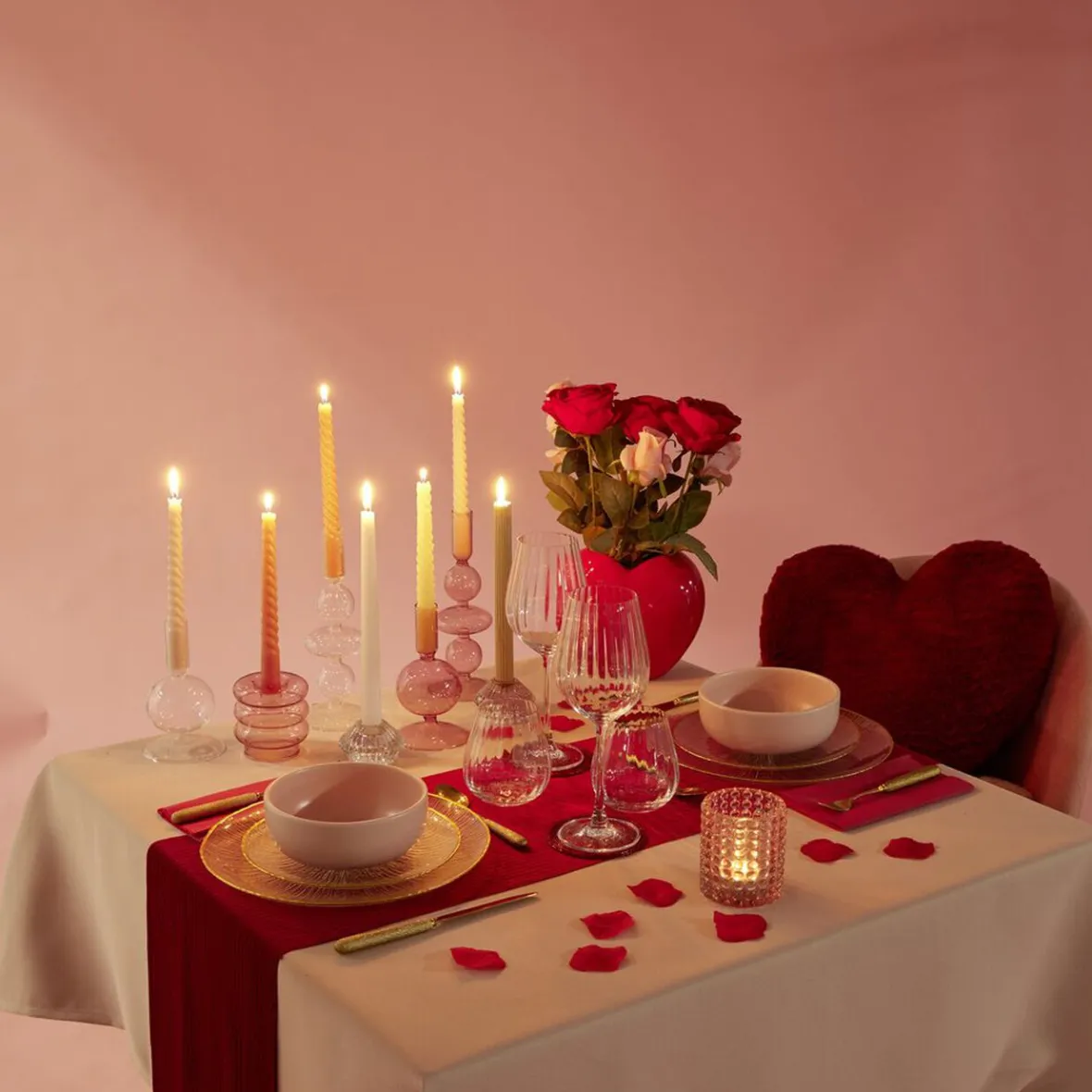 Serviette range couverts 40cm rouge x20-Gifi Clearance