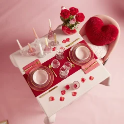 Serviette range couverts 40cm rouge x20-Gifi Clearance