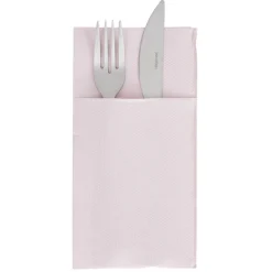 Serviette range couverts 40cm rose pâle x20-Gifi Hot