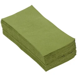 Serviette range couverts 40cm vert olive x20-Gifi New