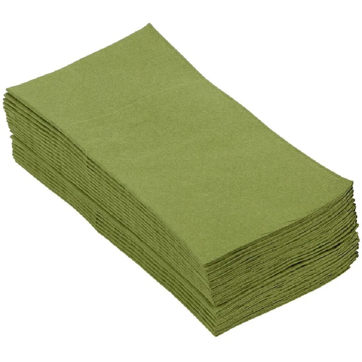 Serviette range couverts 40cm vert olive x20-Gifi New