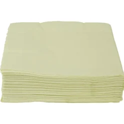Serviette vert anis en papier x20-Gifi Outlet