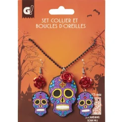 Set collier et boucles d'oreilles x2-Gifi Hot