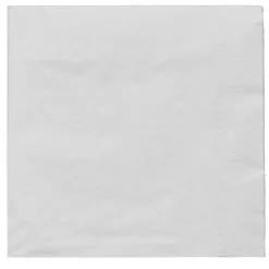 Set de 50 assiettes carton et 50 serviettes blanches-Gifi Best