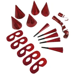 Set de Cotillon Holographique pailleté pour 5 personnes-Gifi Discount