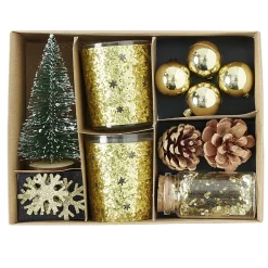 Set de Noël décoration de table doré-Gifi Hot