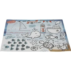 Set de table à colorier x10-Gifi