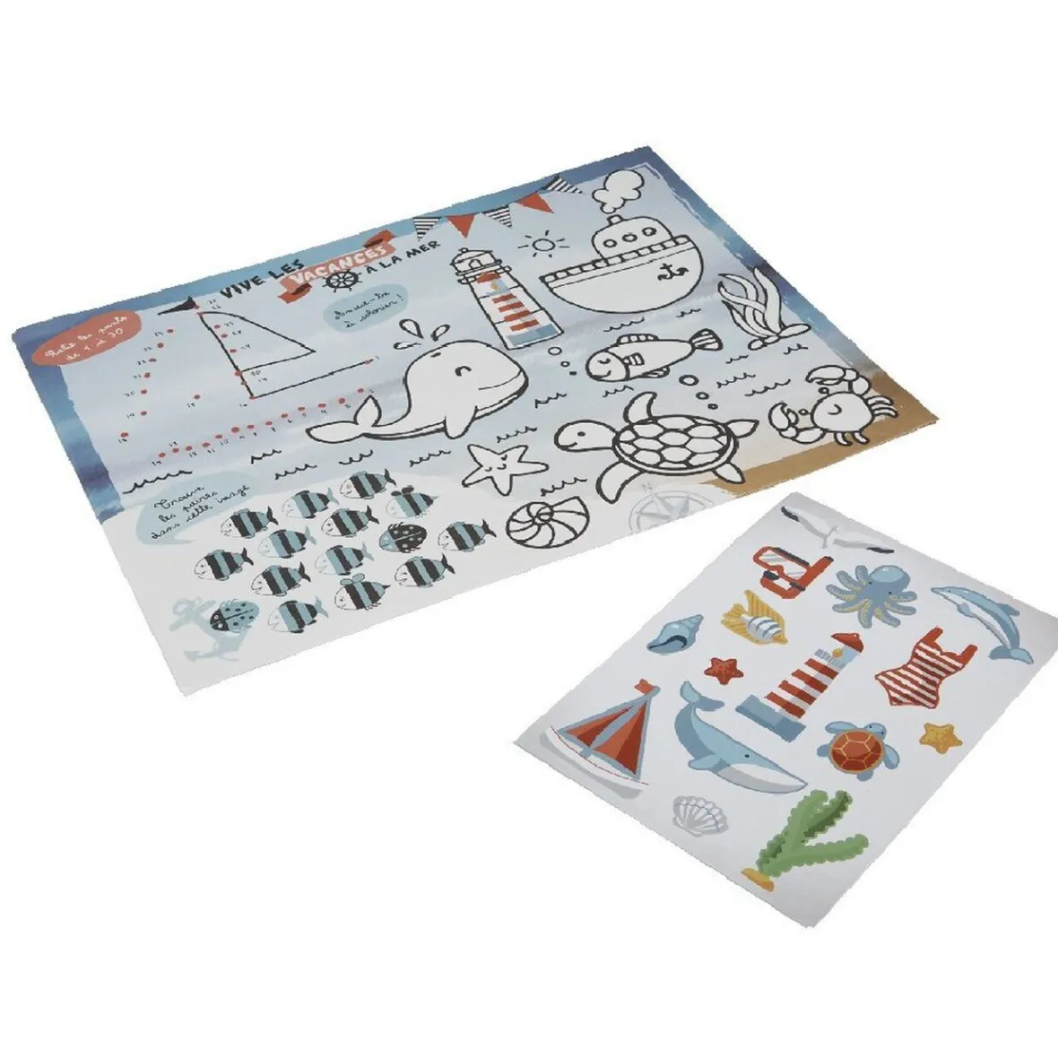 Set de table à colorier x10-Gifi