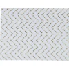 Set de table blanc décor chevrons dorés x8-Gifi