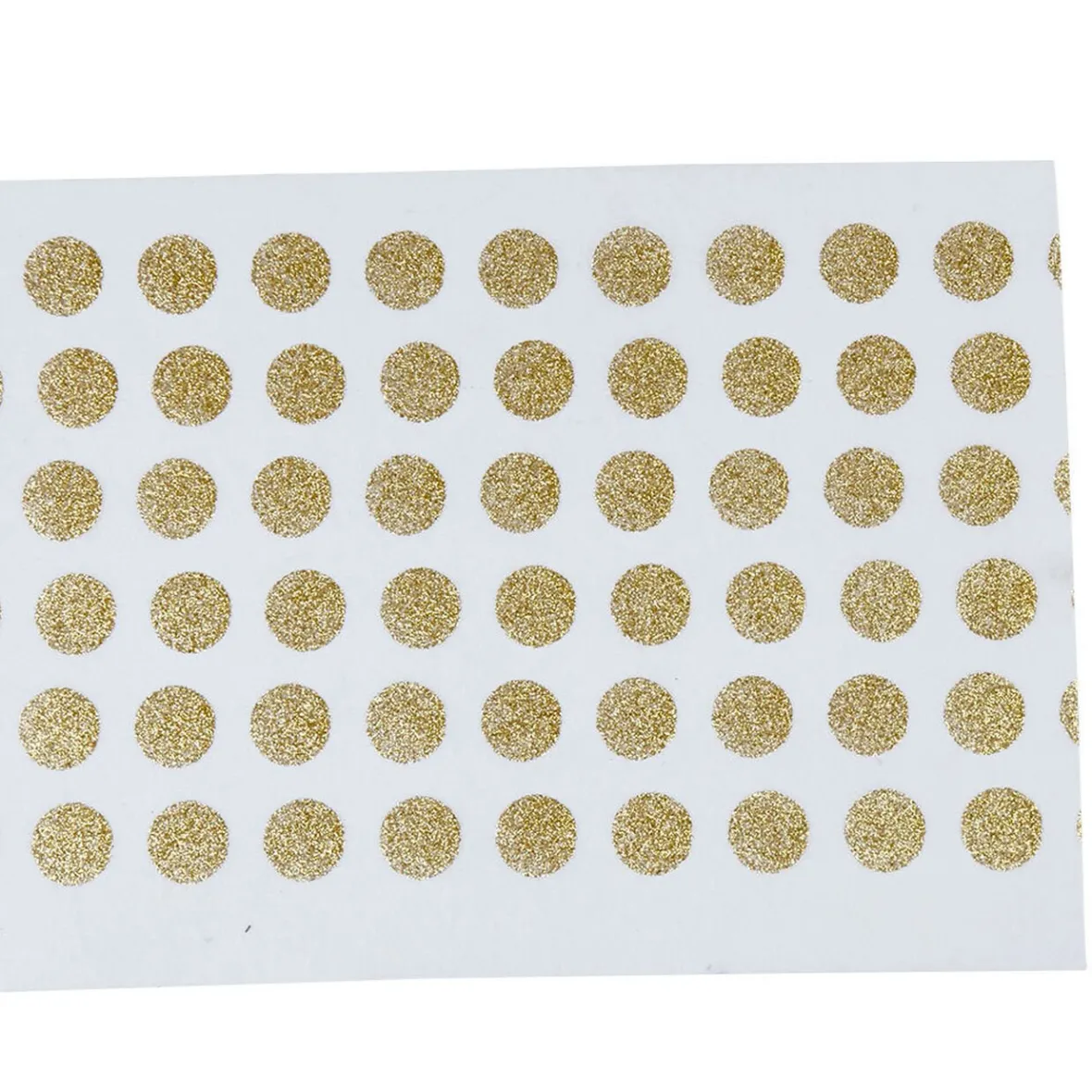 Set de table blanc décor pois dorés x8-Gifi New