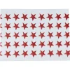 Set de table blanc décor étoiles rouges x8-Gifi Outlet